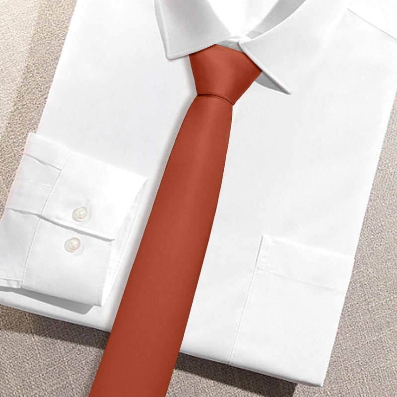 Junmaxroad Store Boys Black Tie Satin Solid Color Necktie for Teen Wedding School Graduation with Gift Box - Image 2